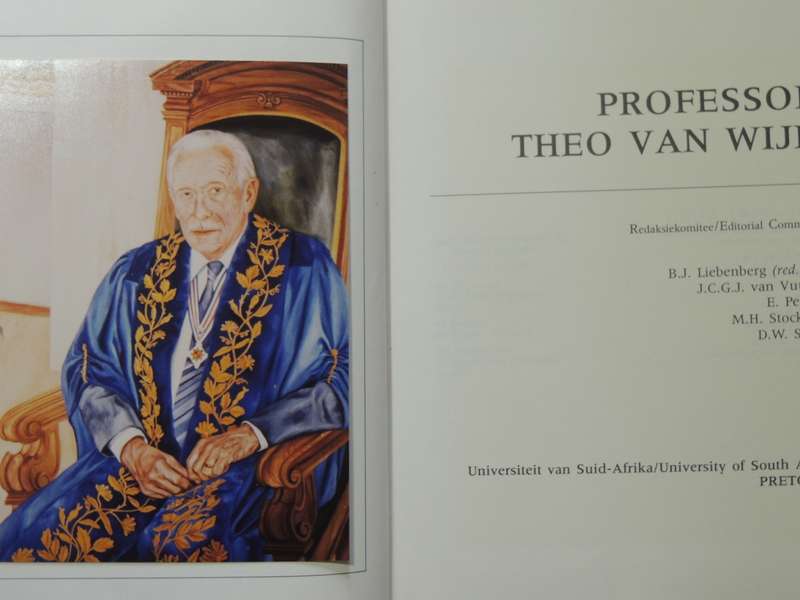 Professor Theo Van Wijk - B.J. Liebenberg