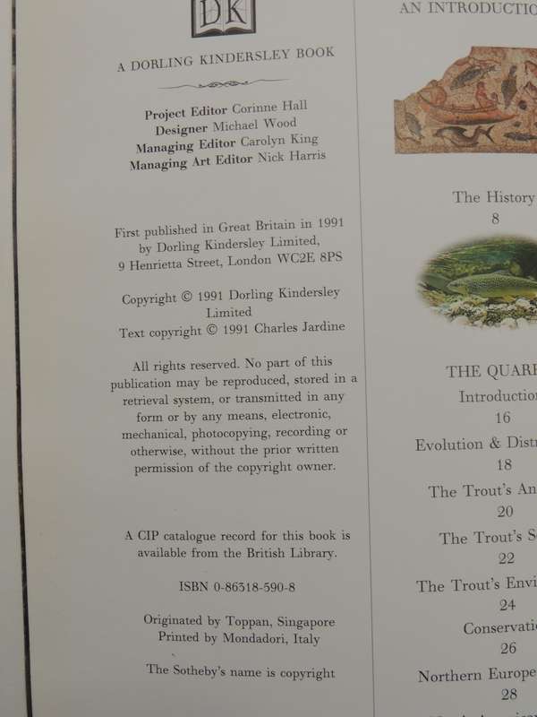 The Sotheby's Guide To Fly-Fishing For Trout - Charles Jardine