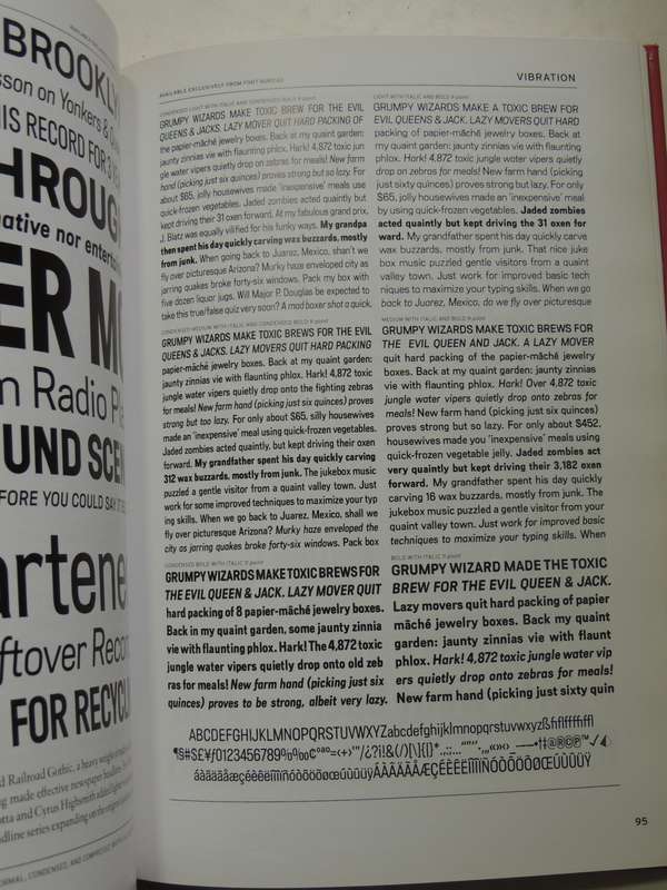 Font Bureau Type SpecimansPub 2001