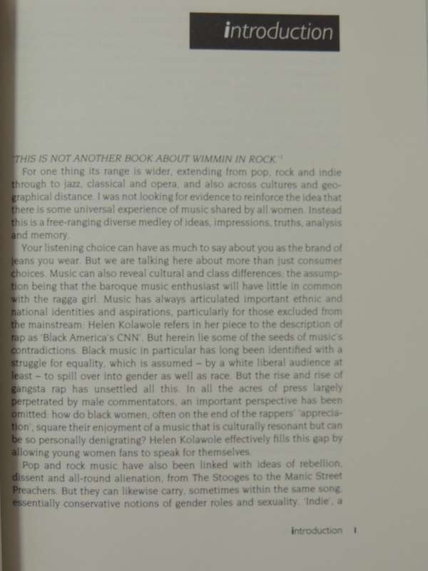Girls! Girls! Girls!: Essays On Woman And Music - ed Sarah Cooper