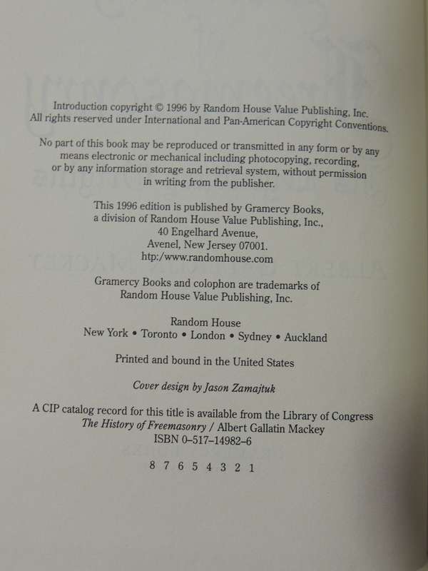 The History of Freemasonry - Albert Mackey