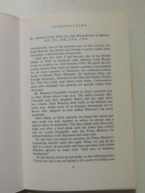 Jan Smuts Remembered: A Centennial Tribute - ed Zelda Friendlander