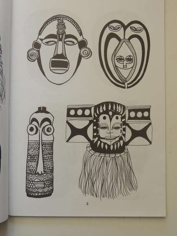 African Design: Book 3 African Masks, Figures And Habitat Scences