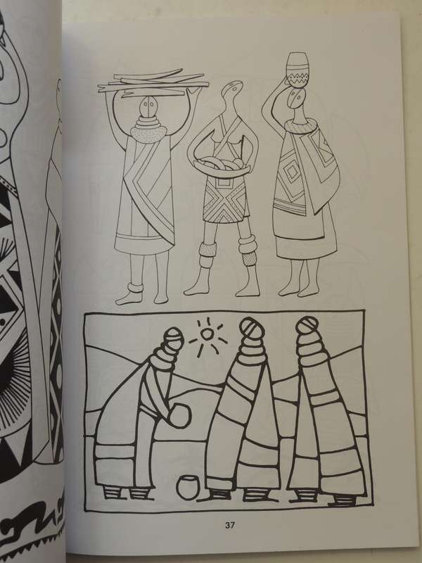 African Design: Book 3 African Masks, Figures And Habitat Scences