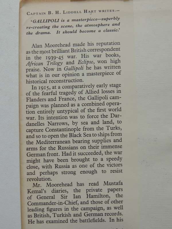 Gallipoli - Alan Moorehead   1st Edition 1956
