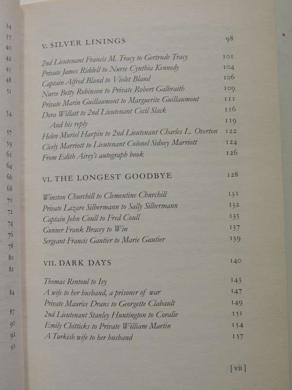 Love Letters Of The Great War - ed Mandy Kirkby