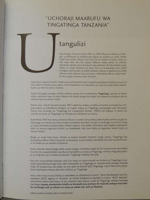 Tingatinga: The Popular Paintings From Tanzania - Yves Goscinny