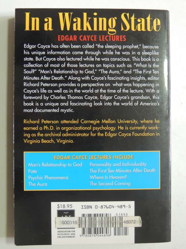 In A Waking State: Edgar Cayce Lectures - Edgar Cayce