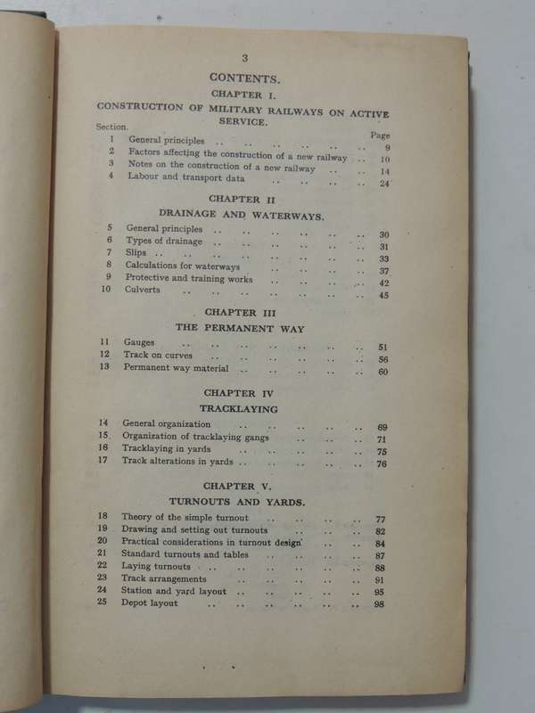 Notes On Military Railway Engineering Part II: Engineering1940
