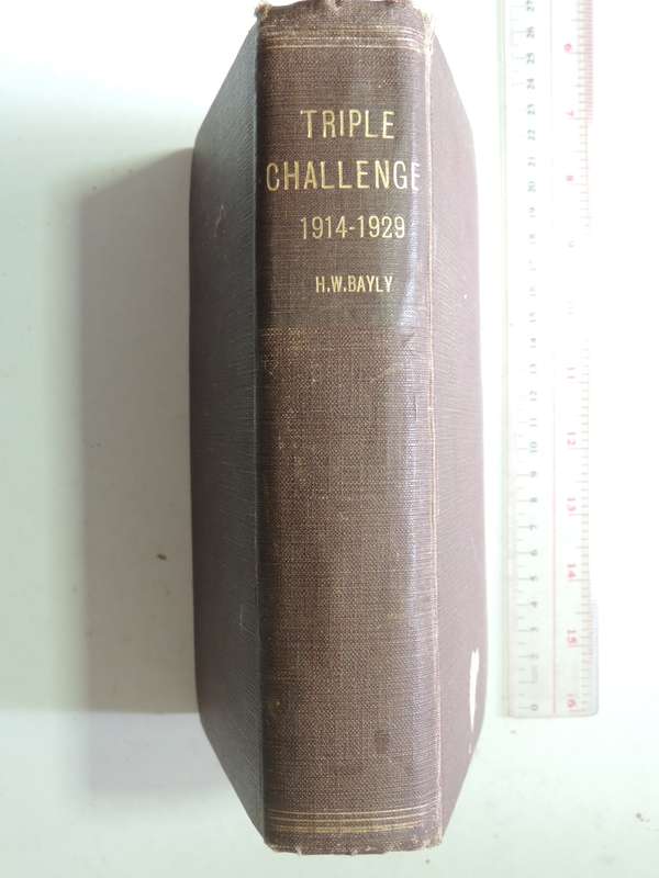 Triple Challenge Or War,Whirligigs & Windmills:A Doctor's Memoirs of Years 1914-29Hugh Wansey Bayly