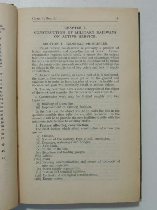 Notes On Military Railway Engineering Part II: Engineering1940