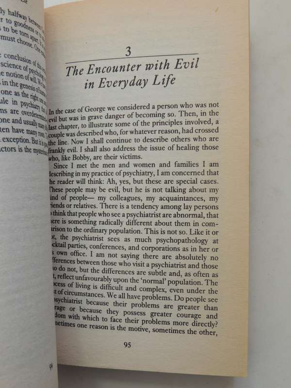 People Of The Lie: The Hope For Healing Human EvilM. Scott Peck