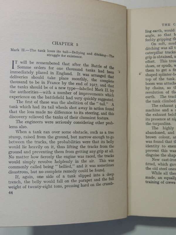 Tank Warfare: The Story Of The Tanks In The Great War- F. Mitchell M.C.