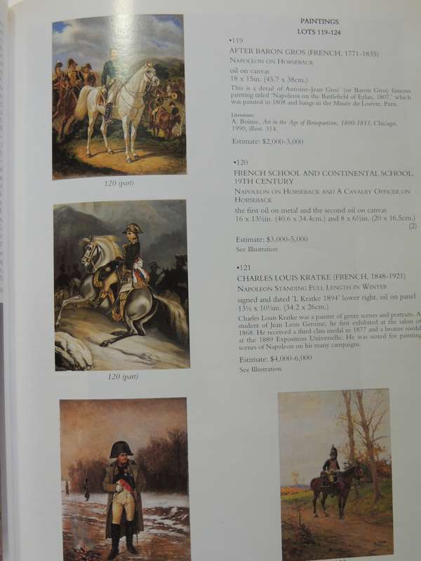 Napoleonica Auction - Christie's New York Tuesday 19 May 1998