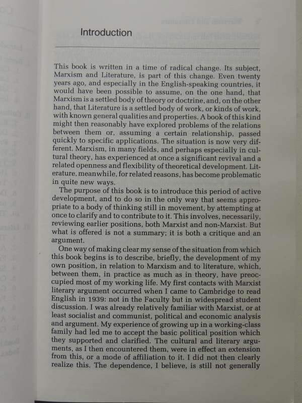 Marxism And Literature - Raymond Williams