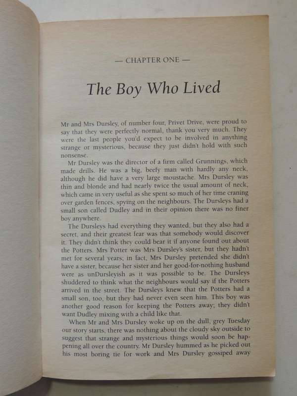 Harry Potter And The Philosopher's Stone - JK Rowling   FIRST EDITION 37th Printing