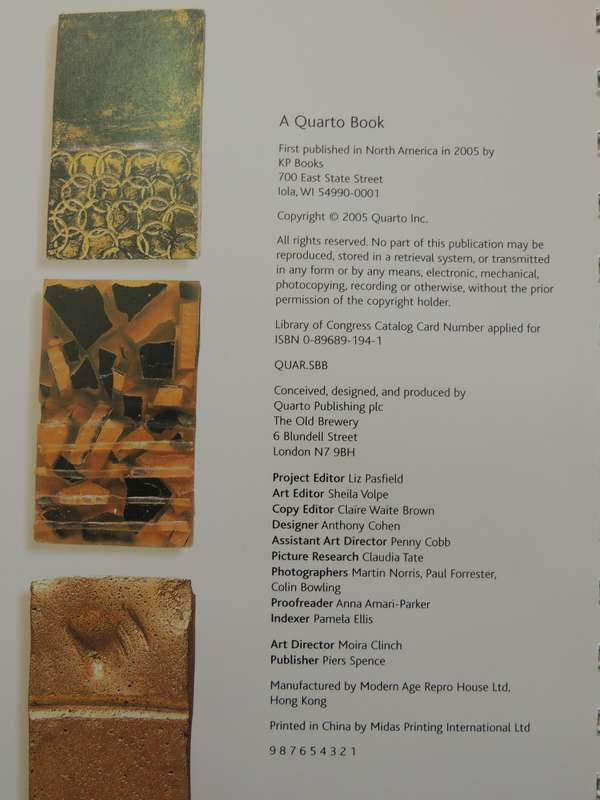 The Sculptor's Bible: The All-Media Reference To Surface Effects & How To Achieve Them  John Plowman