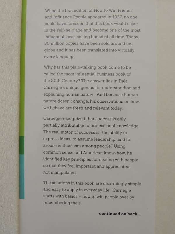 How To Win Friends And Influence People - Dale Carnegie