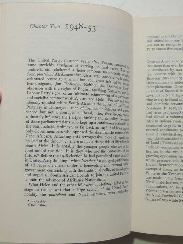 A Cricket In The Thorn Tree: Helen Suzman And The Progressive Party - Joanna Strangewayes-Booth