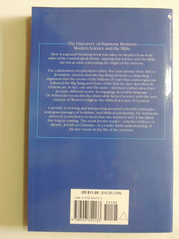 Genesis And The Big Bang: The Discovery Of Harmony Between Modern Science &Bible - Gerald Schroeder