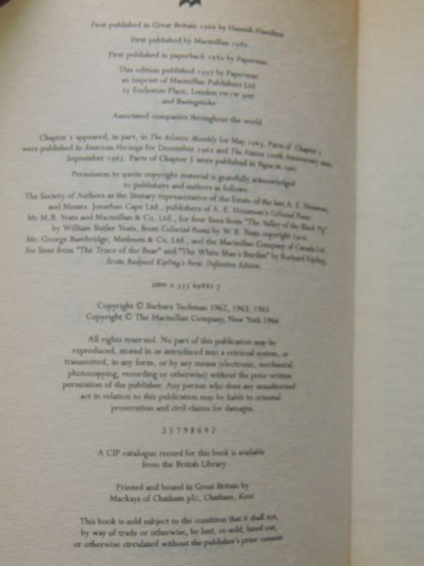 The Proud Tower: A Portrait Of The World Before The War 1890-1914 - Barbara Tuchman