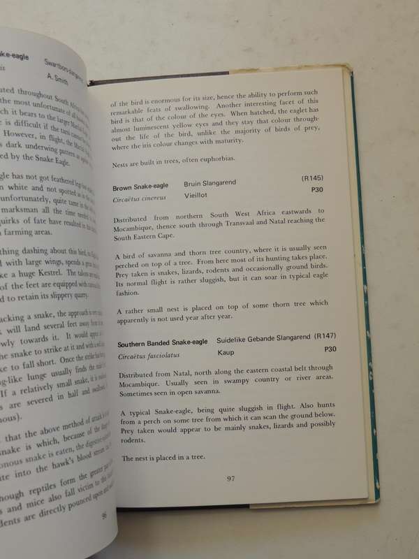 An Introduction To The Birds Of Prey Of South Africa  - D.V. Prout-Jones   (signed)