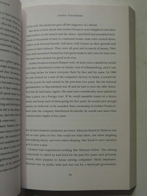 One Day In Bethlehem - Jonny Steinberg