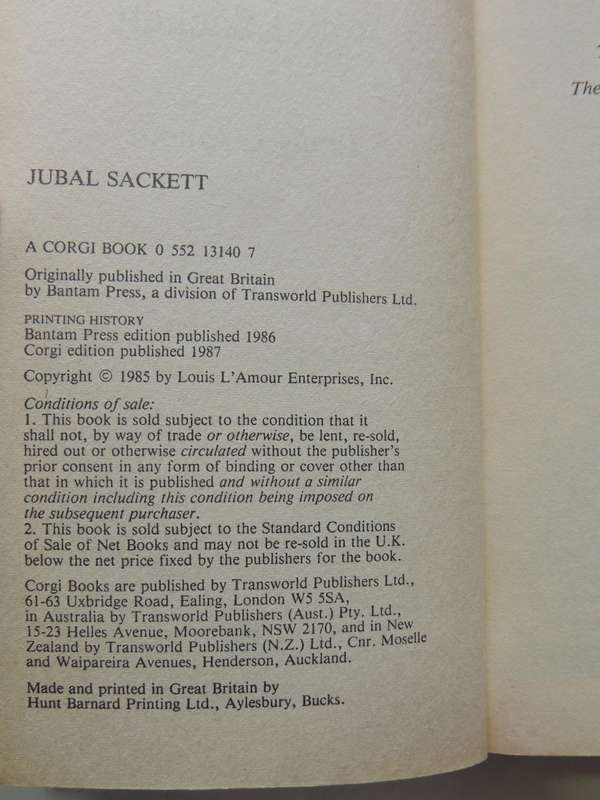 Jubal Sackett- Louis L'Amour