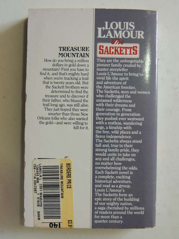 Treasure Mountain- Louis L'Amour