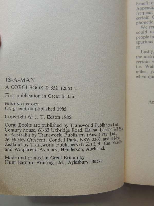 Is-A-Man- J.T. Edson