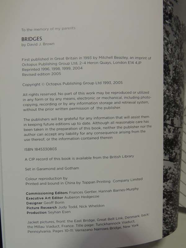 Bridges: Three Thousand Years Of Defying Nature- David J. Brown