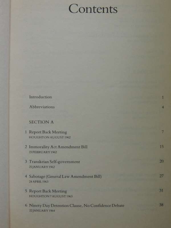 Helen Suzman's Solo Years - ed Phyllis Lewsen    1st edition, 1991