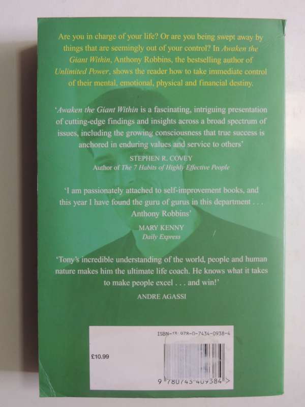 Awaken the Giant Within, How to Take Control of ..Mental, Emotional, Physical & Financial  A Robbins