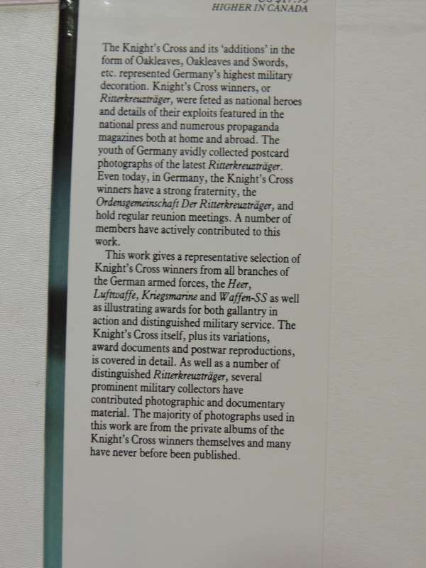 Knights Of The Iron Cross: A History 1939-1945 - Gordon Williamson