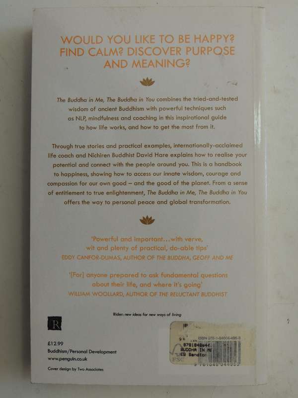 The Buddha In Me, The Buddha In You: A Handbook For Happiness - David Hare