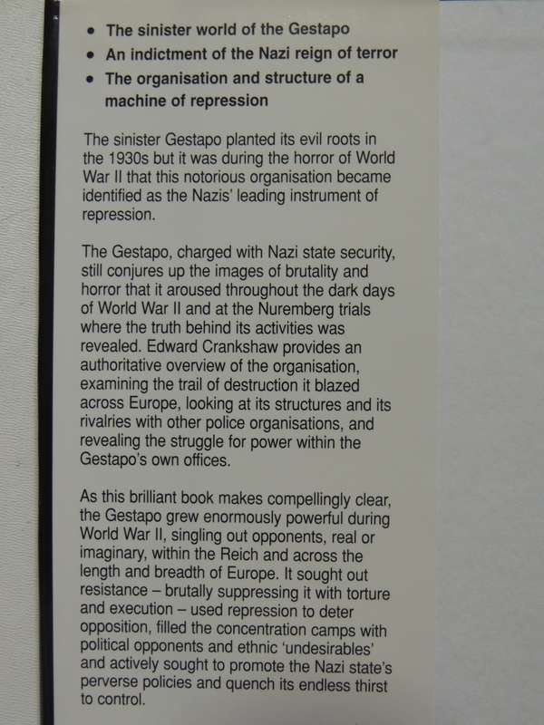 Gestapo: Instrument Of Tyranny - Edward Crankshaw