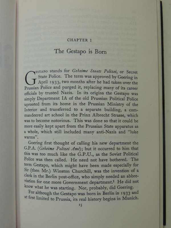 Gestapo: Instrument Of Tyranny - Edward Crankshaw