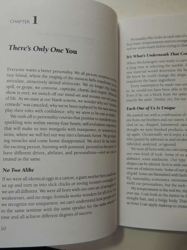 Personality Plus,  How to Understand Others by Understanding Yourself - Florence Littauer