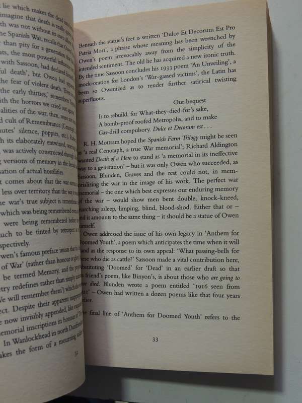 The Missing Of The Somme- Geoff Dyer
