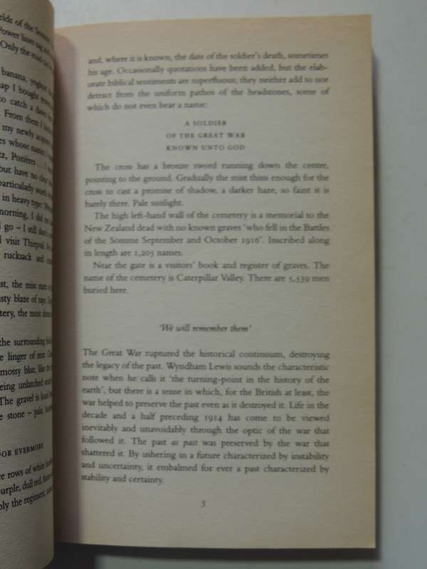 The Missing Of The Somme- Geoff Dyer
