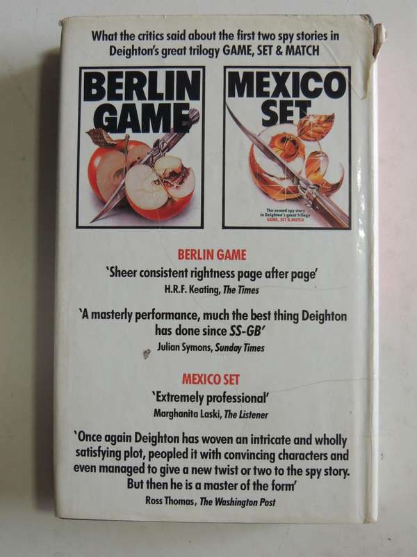 London Match- Len Deighton     First Edition 1985
