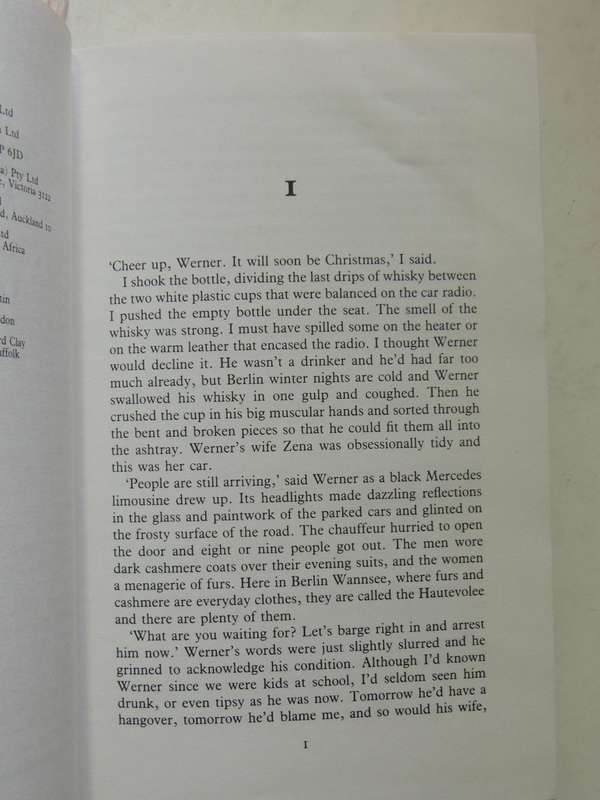 London Match- Len Deighton     First Edition 1985