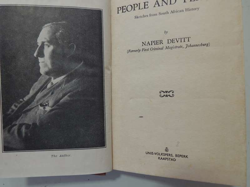 People and Places, Sketches from South African History - Napier Devitt