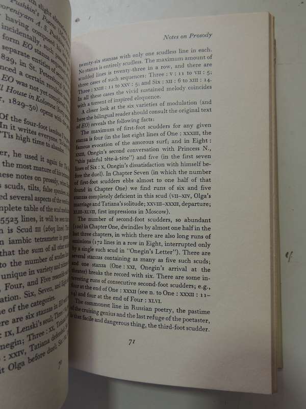 Notes on Prosody - Vladimir Nabokov   1965