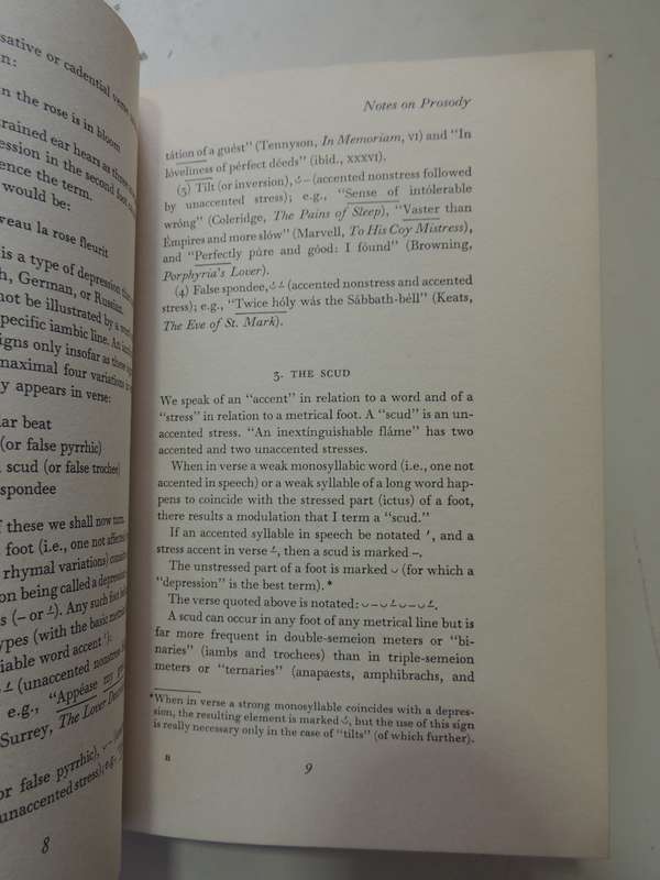 Notes on Prosody - Vladimir Nabokov   1965