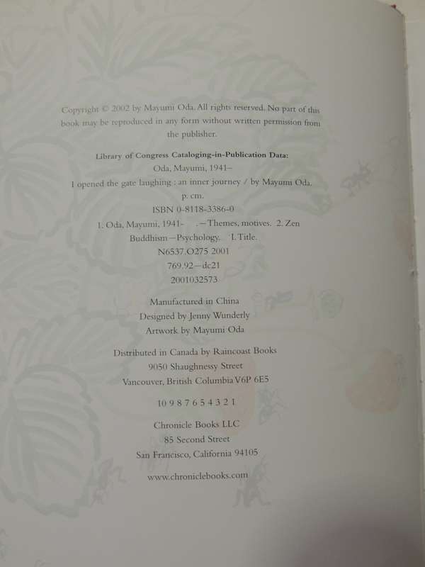 I Opened The Gate, Laughing: An Inner Journey - Mayumi Oda