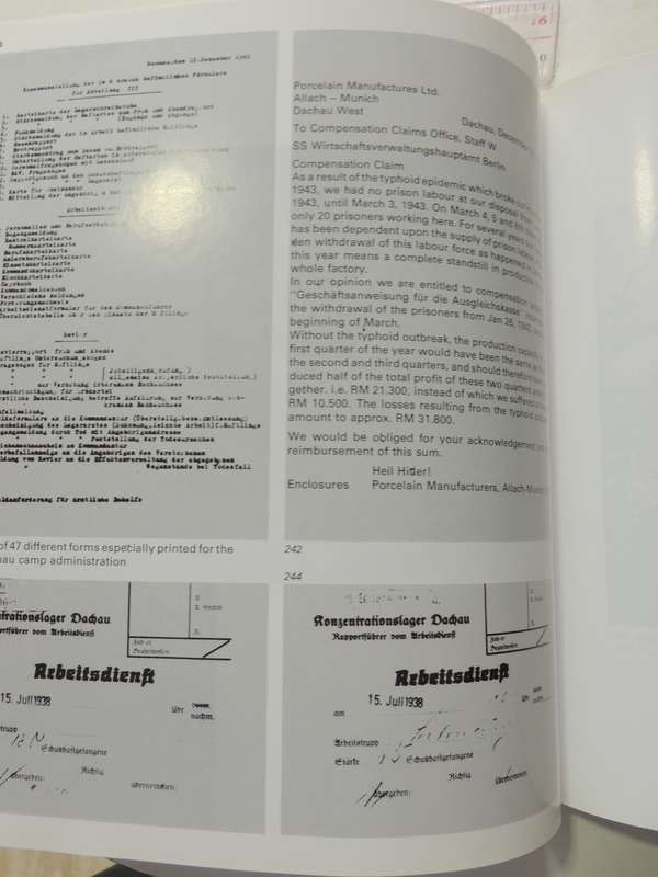 Concentration Camp Dachau 1933 - 1945Catalogue 1978