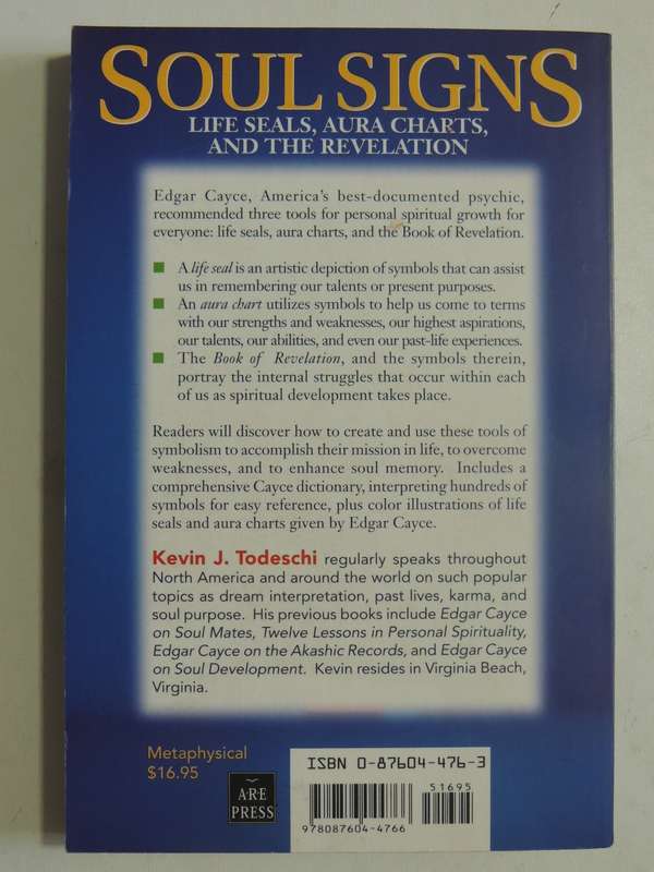 Soul Signs, Life Seals, Aura Charts, And The Revelation - Kevin J. Todeschi