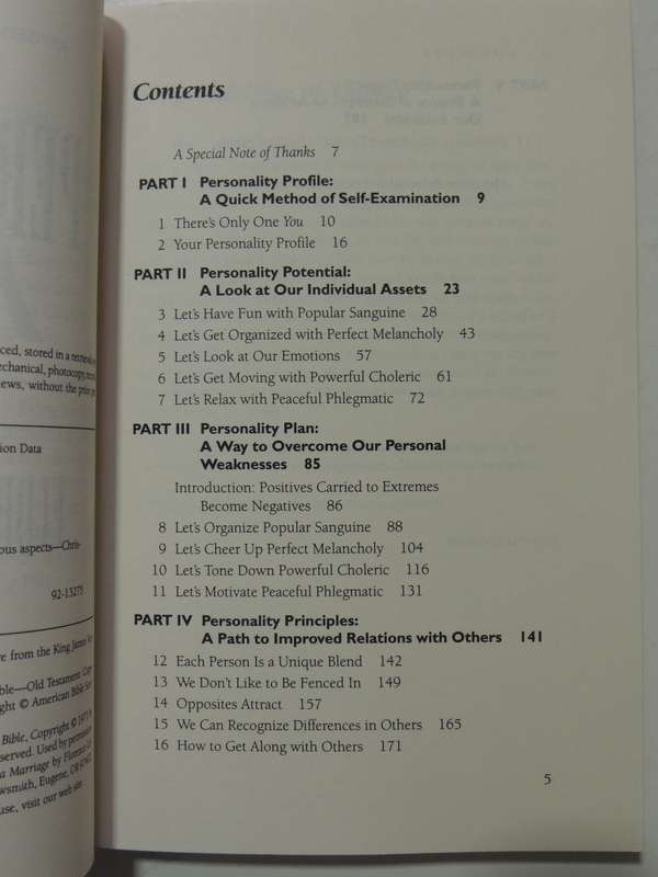 Personality Plus,  How to Understand Others by Understanding Yourself - Florence Littauer