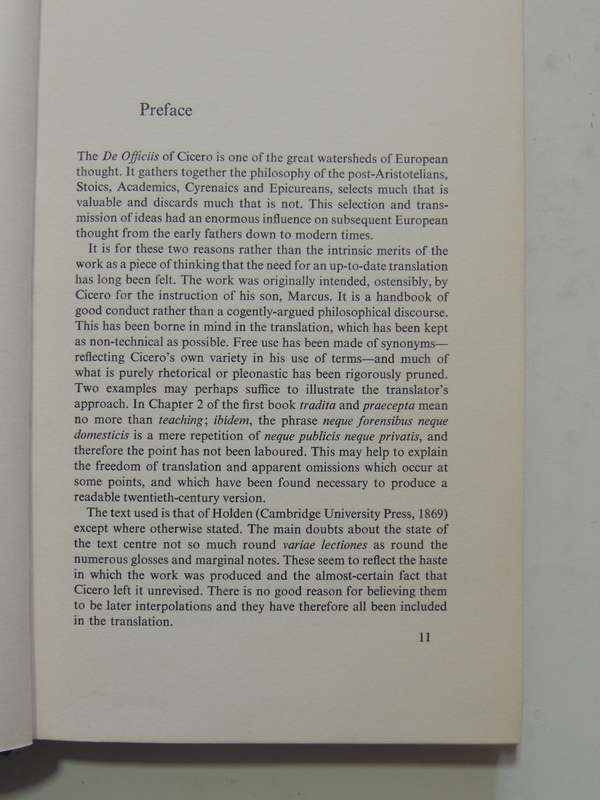 Cicero On Moral Obligation - John Higginbotham